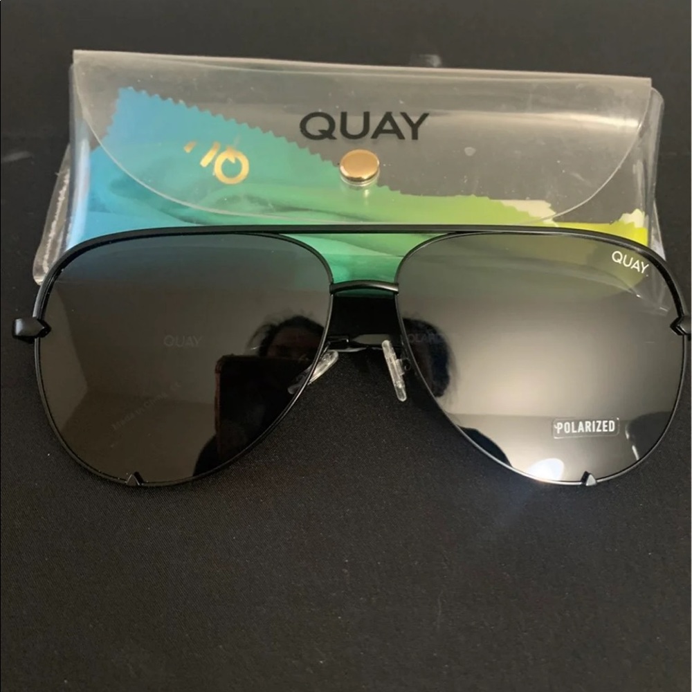 Quay black high keys with case